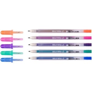 Set 5 pixuri cu gel Gelly Silver Shadow Sakura poxpgbsha5b
