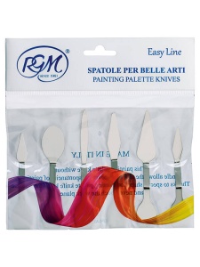 Set 6 cutite pentru pictura Easy Line RGM