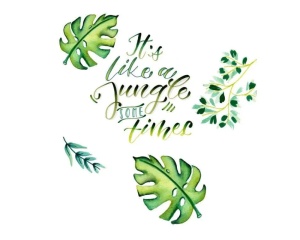 Set 6 Markere cu 2 Capete Lettering Jungle Faber Castell 164517