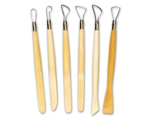 Set 6 ustensile pentru modelaj lut, Phoenix 0211020806