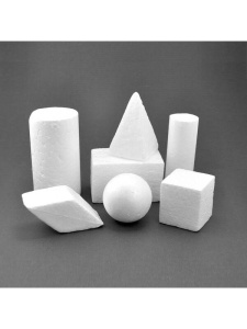 Set 7 forme geometrice polistiren Meyco 43240