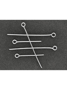 Set 80 ace pentru margelit argintii 32 mm 50 mm Meyco 61428