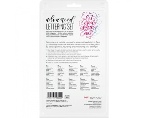 Set lettering pentru avansati cu markere si accesorii, Tombow, TB-LS-ADV