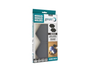 Matrita silicon 2 coastere hexagonale 766612 Pebeo