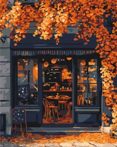 Set Pictura pe Numere Cafeneaua de la Coltul Strazii BS54383