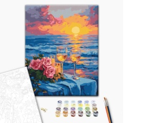 Set pictura pe numere dinner at sunset BS54257
