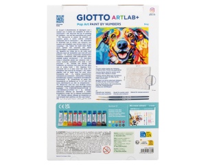 Set pictura pe numere Giotto Art Lab Dogs F585100