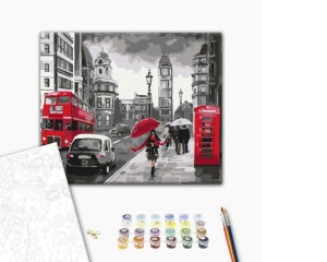 Set pictura pe numere, Rainy London, BS34828
