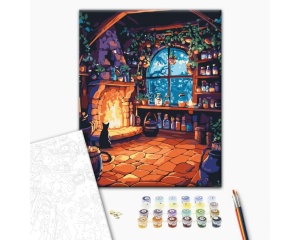 Set pictura pe numere the witch's hut BS54409