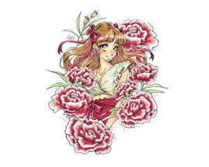 Set Romantic Manga 2 cu 4 Markere Sketch Goldfaber Faber-Castell FC164722