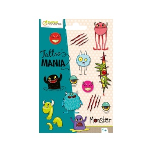 Set Tatuaje Temporare Monsters Avenue Mandarine CC053C