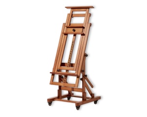 Sevalet Profesional de Studio MEEDEN H-Frame din Lemn de Fag, cu aspect de nuc, cod AFE-6081-QHT