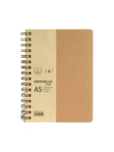 Sketchbook spira Kraft 120 file Drasca