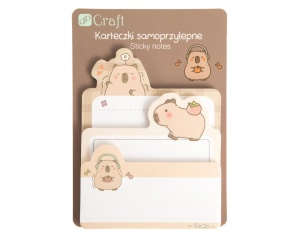 Sticky Notes Capibara cu 90 file in 3 dimensiuni DP Craft DPCA-043