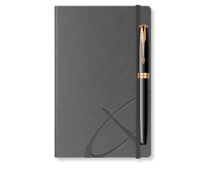 Stilou cu Penita de 18K + Cutie si Agenda Sonnet Royal Negru GT Parker 113290