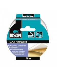 Banda dublu adeziva 0.05m x 10m Carpet Bison 490004