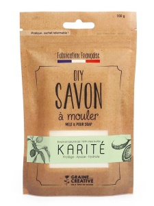 Baza pentru sapun cu unt de shea 100g 200347 Graine Creative