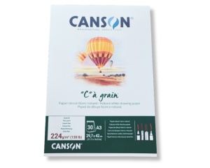 Bloc de Desen 224g Canson C a grain Lipit pe Latura Scurta