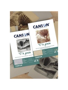 Bloc desen C a grain Grey Canson