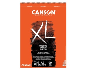 Bloc XL Schite Canson Croquis cu spirala pe latura scurta