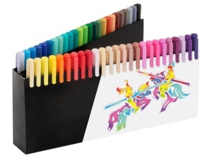 Brush Pens Black Edition Set 50 Culori Faber-Castel FC116454 - Img 4