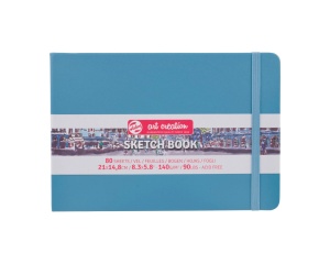 Carnet de Schite Art Creation Light Blue 15x21cm 140gr 80 de File 9314215