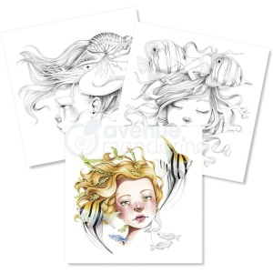 Carte de colorat Wild6 28 file Avenue Mandarine GY124C
