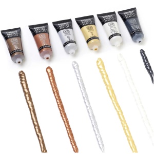 Culori acrilice metalice si iridescente set 6 x 22 ml Liquitex Basics 3699399