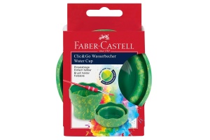 Cutie Apa Click & Go Dinozauri Verde Marmorat Faber-Castell FC181528