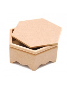Cutie hexagonala MDF KT Ilyas