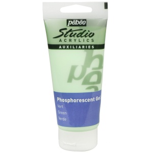 Gel acrilic fosforescent 100 ml Studio Pebeo