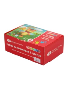 Guase Finger Paint set 6 x 40 ml Tsvetik Nevskaya Palitra 3041243