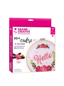 Kit broderie Hello Graine Creative, 20 cm, cod 420172