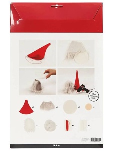 Kit creatie Gnom Rosu 30cm - Iarna Creativ Company 441821