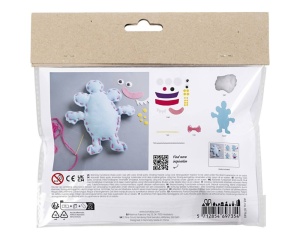 Kit creatie mini de cusut monstru din fetru, cod 977649