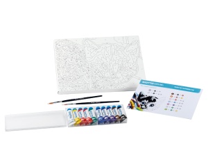 Kit Creativ ArtLab+ Pictura pe Numere Pisica Giotto