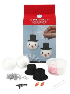 Kit creatie pasta modelatoare Funny Snowmen Creativ Company 100766