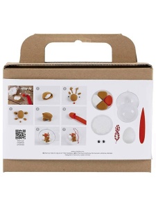 Kit creatie Modelling Glob cu Ren - Iarna Creativ Company 977490