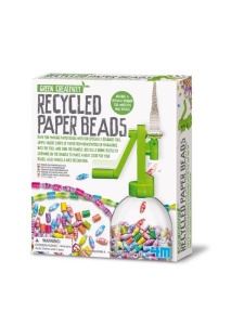 Kit educativ perle din hartie reciclata Graine Creative, 18 x 22 x 6 cm, cod 5664588