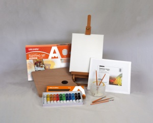 Kit pictura acrilica cu sevalet Phoenix 02970202