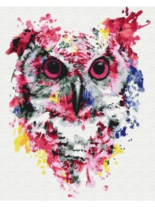 Kit pictura pe numere Owl in paints Profiart 26136