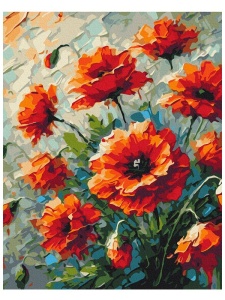 Kit pictura pe numere Poppies 54160