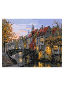 Kit pictura pe numere Twilight in the City 21170