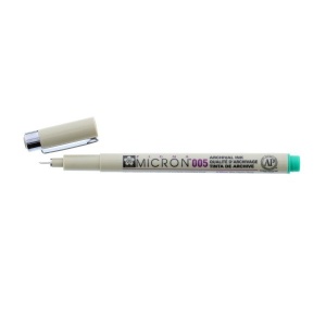 Liner Pigma Micron GREEN 29 Marimi Diferite Sakura