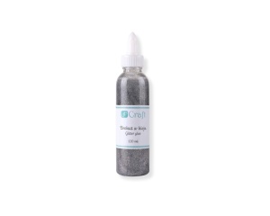 Lipici cu Sclipici 120ml Argintiu DPBK-002 Dp Craft