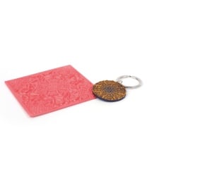 Matrita cu textura, model boho chic 9 x 9 cm Graine Creative 265405