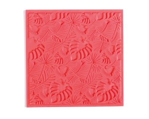 Matrita cu textura, model frunzis 9 x 9 cm Graine Creative 265401