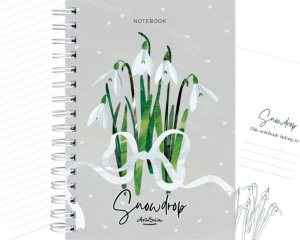 Notebook Ghiocel spiralat A5 80g 120 file