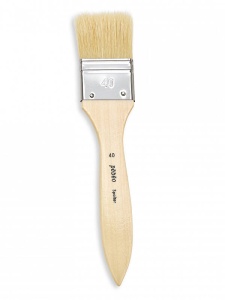 Pensula lata cu fibre naturale ulei/acril Pebeo