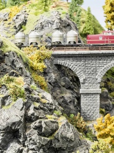 Perete din piatra pentru diorame Rock wall basalt Noch 58462